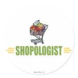 Humourous Grocery Shopping stickers