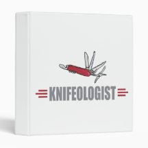 Humourous Knife Collector Binder