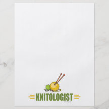 Humourous Knitting Full Colour Flyer