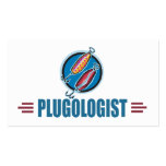 Humourous Plug Fishing business cards
