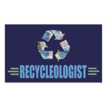 Humourous Recycling Rectangle Stickers