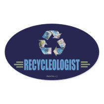 Humourous Recycling Sticker