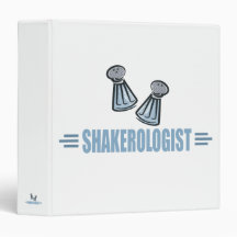 Humourous Salt and Pepper Shakers 3 Ring Binders