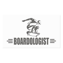 Humourous Skateboarding Business Card