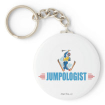 Humourous Snow Ski Jumping