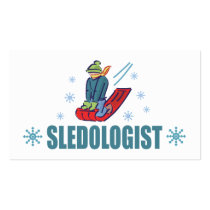 Humourous Snow Sledding