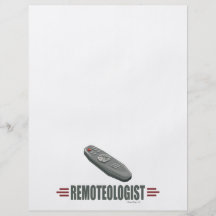Humourous Television Remote Control Custom Flyer