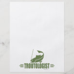 Humourous Trout Fishing Flyers