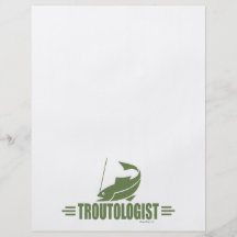 Humourous Trout Fishing Flyers