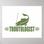 Humourous Trout Fishing Posters