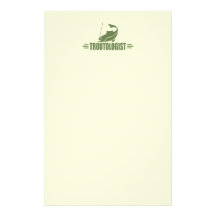 Humourous Trout Fishing Stationery Paper