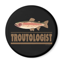 Humourous Trout Magnet