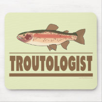 Humourous Trout Mousepads