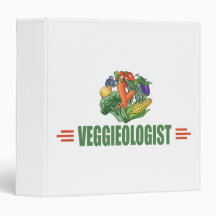 Humourous Vegetarian 3 Ring Binder