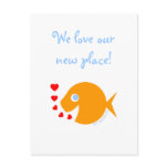 Humourous We Moved Postcards Template