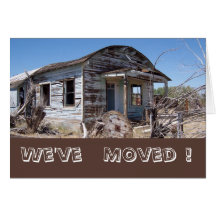 Humourous We've Moved Cards