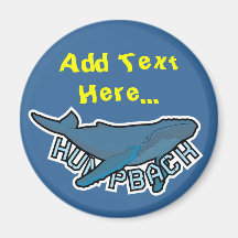 Humpback Whale2 Refrigerator Magnet