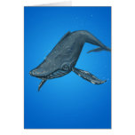 Humpback Whale Painting Card