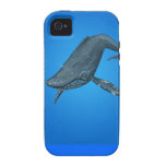 Humpback Whale Painting Vibe iPhone 4 Covers