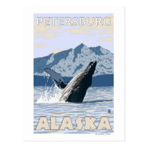 Humpback Whale - Petersburg, Alaska Postcard