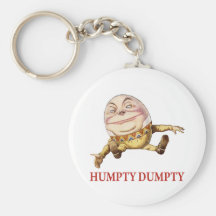 HUMPTY DUMPTY SAT ON A WALL - NURSERY RHYME KEY CHAINS