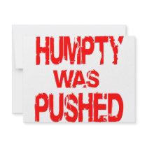 Humpty Was Pushed