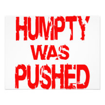 Humpty Was Pushed Invite
