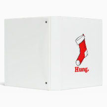 Hung 3 Ring Binders