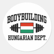 Hungarian Bodybuilder Sticker