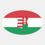 Hungary Car Oval Stickers