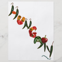 Hungary Chili Peppers Full Color Flyer