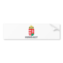 Hungary Coat of Arms Bumper Sticker