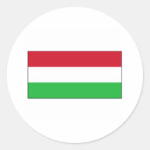 Hungary FLAG International Sticker