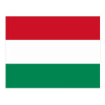 Hungary Flag Postcard