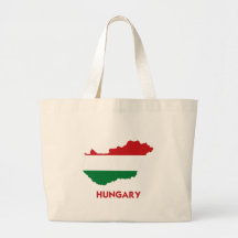HUNGARY MAP TOTE BAG