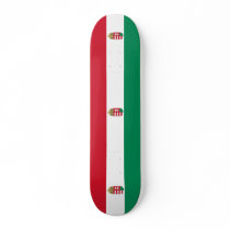 Hungary With Arms, Hungary flag Skate Board Decks