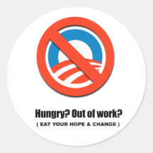 Hungry - Eat your hope and change Sticker