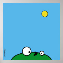 hungry frog - suicide fly plakat