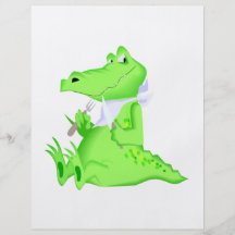 Hungry Gator Personalized Flyer