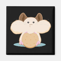 Hungry Hamster Refrigerator Magnets