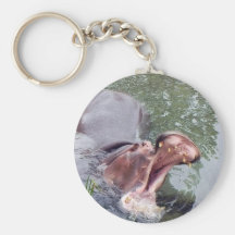 Hungry Hippo Mouth Photo Keychain