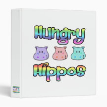 hungry  hippos binders