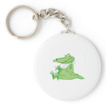 hungry hungry alligator key chain