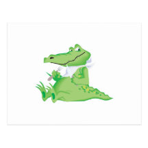 hungry hungry alligator post cards