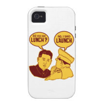 Hungry Kim Jong Un Case-Mate iPhone 4 Covers