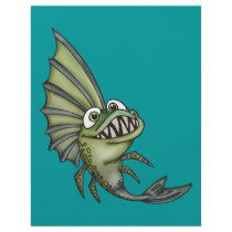 Hungry Piranha Fish Custom Flyer