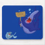 Hungry Shark Laughing Fish Mousepad