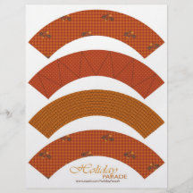 Hungry Squirrel Cupcake Wrapper Custom Flyer