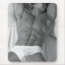 Hunk In Bed Mousepad
