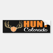 Hunt Colorado Bumper Stickers